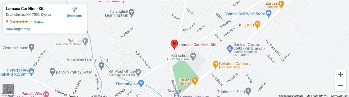 Larnaca car rental